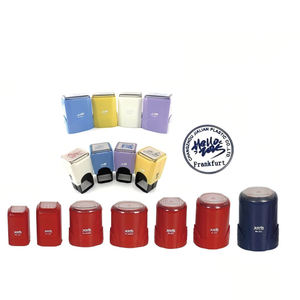 <span class=keywords><strong>Sello</strong></span> Redondo Autoentintable al por Mayor, <span class=keywords><strong>Sello</strong></span> de Goma <span class=keywords><strong>con</strong></span> <span class=keywords><strong>Nombre</strong></span>, <span class=keywords><strong>Fecha</strong></span> <span class=keywords><strong>y</strong></span> Logotipo, de Plástico Colorido para Maestros, Suministros de Oficina <span class=keywords><strong>y</strong></span> Escolares - Product Image 1