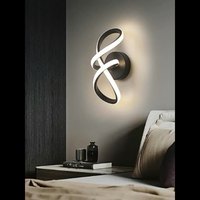 JACKSUN lámpara de pared sencilla creativa nórdica moderna para dormitorio, sala de estar, pasillo, luz LED de lujo, lámparas de pared de fondo de cabecera