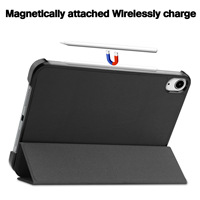 Étui de protection antichoc en cuir fin à trois volets avec fonction veille automatique pour tablette iPad Mini 6, Mini 7, 8,3 pouces, Mini 5, Mini 4, Mini 3