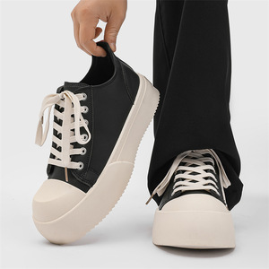Zapatos de Hombre para Caminar, Transpirables, con Suela Gruesa, que Aumentan la Altura, Estilo Casual, Diseño Exclusivo, Mismo Estilo que los Zapatos de Cuero - Product Image 1