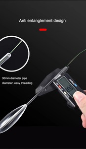 Flotteur de pêche à <span class=keywords><strong>la</strong></span> mouche Bobber Style, à descente lente, flottant, transparent, en acrylique, à longue queue, type Bombard - Product Image 2