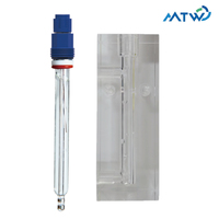 Electrodo de Cloro Residual de Anillo de Platino Doble de Alta Pureza MTW-ACC200, Celda de Flujo YA-26-1, OEM Personalizable, 0-20 Mg/L, 1 Año