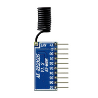 Module récepteur de décodage d'émetteur de codage sans fil 433MHz 6 sorties CH 8 CH