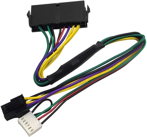 ATX 24 Pin PSU <span class=keywords><strong>Adapter</strong></span> Cable Với 30Cm 18AWG Điện Áp Tăng Chipset Cho HP Z420 Z620 Bo Mạch Chủ DC Đầu Ra Ứng Dụng Máy Tính - Product Image 2