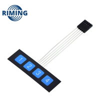 New and Original 4*4/1*4/3*4/4*5 4 12 16 Keys Matrix Array Matrix Keyboard Key Membrane Switch Keypad Oversize