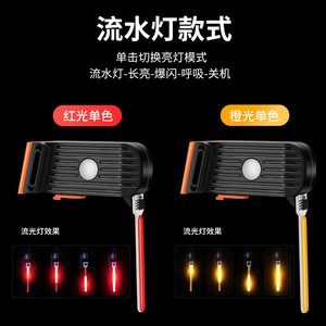 Precio de fábrica, luz trasera, agua corriente, carga Usb, luces de montaña, bicicleta de carretera nocturna, accesorio y accesorio destacados - Product Image 2