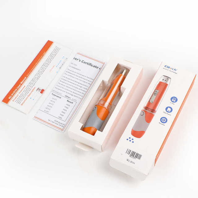 RC-51H IP67 High Precision Sensor Digital Temperature Humidity Data Logger for Cold Chain Refrigeration
