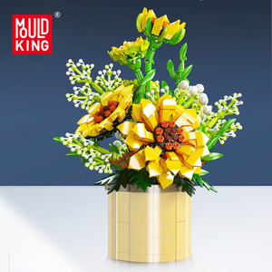 Mould King 24110 1047PCS Flower Serie Crisantemo <span class=keywords><strong>Bonsai</strong></span> Flor Ornamento Ladrillos Modelo Técnico Educativo Juguete Festival Regalo - Product Image 2