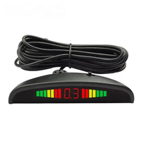 Système de capteur de stationnement universel à LED Radar de recul de voiture Alarme d'avertissement Vente directe d'usine avec 4 capteurs de stationnement