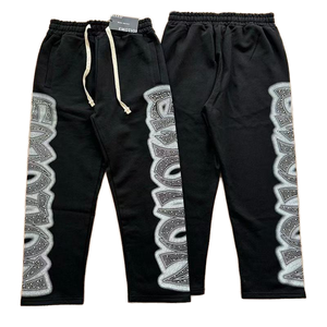 Pantalones Deportivos Casuales de Alta Calidad para Hombre, Pantalones de Correr con Diseño de Diamantes - Product Image 1