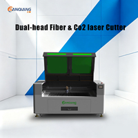 Machine de découpe laser double (métaux et non-métaux) 1390 CO2 et fibre optique pour acier inoxydable, acrylique, bois, MDF