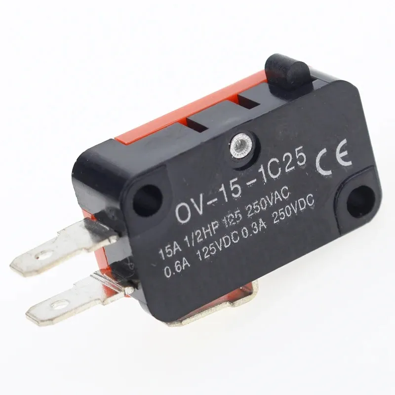 Grand V-15-1C25 de micro-interrupteur, four à micro-ondes à V-15-IC25 à pointe argentée, interrupteur de contact, interrupteur tactile à pointe en cuivre