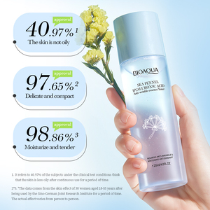 Le Kit d'Émulsion Hydratante Éclaircissante Végane le Plus Populaire BIOAQUA au Fenouil Marin et Acide Hyaluronique – Crème Anti-Rides, Tonique et Lotion - Product Image 2