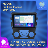 MEKEDE 7862 Lecteur DVD de voiture Android 15 8 cœurs 2.5D IPS pour Ford Mondeo Fusion 2012 2013 2014-2019 Car-play BT GPS Stéréo