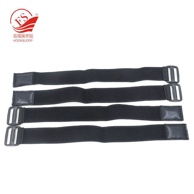 Factory Price Adjustable Hook and Loop Buckle Belt Elastic Belt Hook and Loop Fixing Belt