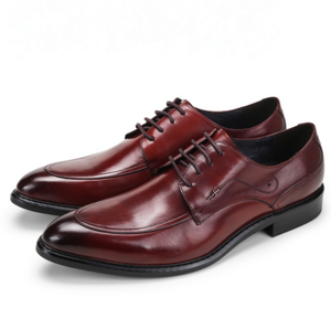 Chaussures pour hommes en cuir véritable de haute qualité, à bout pointu, décontractées et imperméables, pour occasions spéciales et mariages. - Product Image 3