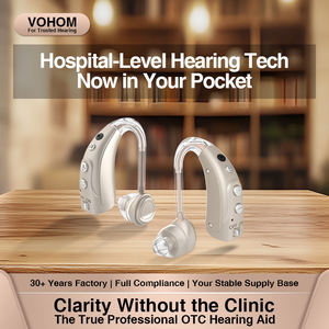 เครื่องช่วยฟังแบบชาร์จได้ทางการแพทย์และสุขภาพชนิด BTE แบบสองข้างหู พร้อมโปรแกรมปรับแต่งได้ 16 ช่องสัญญาณ ลดเสียงรบกวน - ผลิตภัณฑ์สำหรับหูและระบบการได้ยิน - Product Image 1