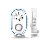 Timbre de bienvenida con WiFi inteligente Tuya, alarma con Sensor de movimiento PIR antirrobo, timbre de puerta de felicitación de entrada inalámbrica para tiendas
