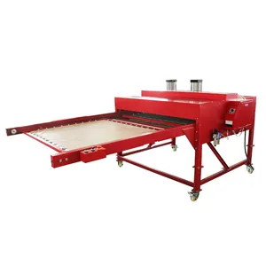 High Pressure Automatic Pneumatic Auto Air Double 2 Station 100 cm by 120 cm Large Format Sublimation Heat Press Machine