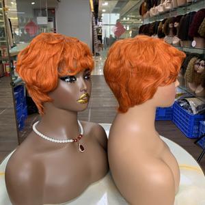 Obtenga Pelucas de Cabello Humano Hechas a Máquina Sin Encaje al Por Mayor a Bajos Precios con una Amplia Selección de Colores y Encantadores Diseños Rizados - Product Image 5