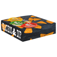 Emballage de conteneur de boîte de papier de carton de tacos de restauration rapide de restaurant Maxican à emporter personnalisé Nachos Burritos