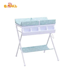 Portable 2 in 1 Diaper Bathing Station Folding Baby Changing Tables baby bathtub and changing table