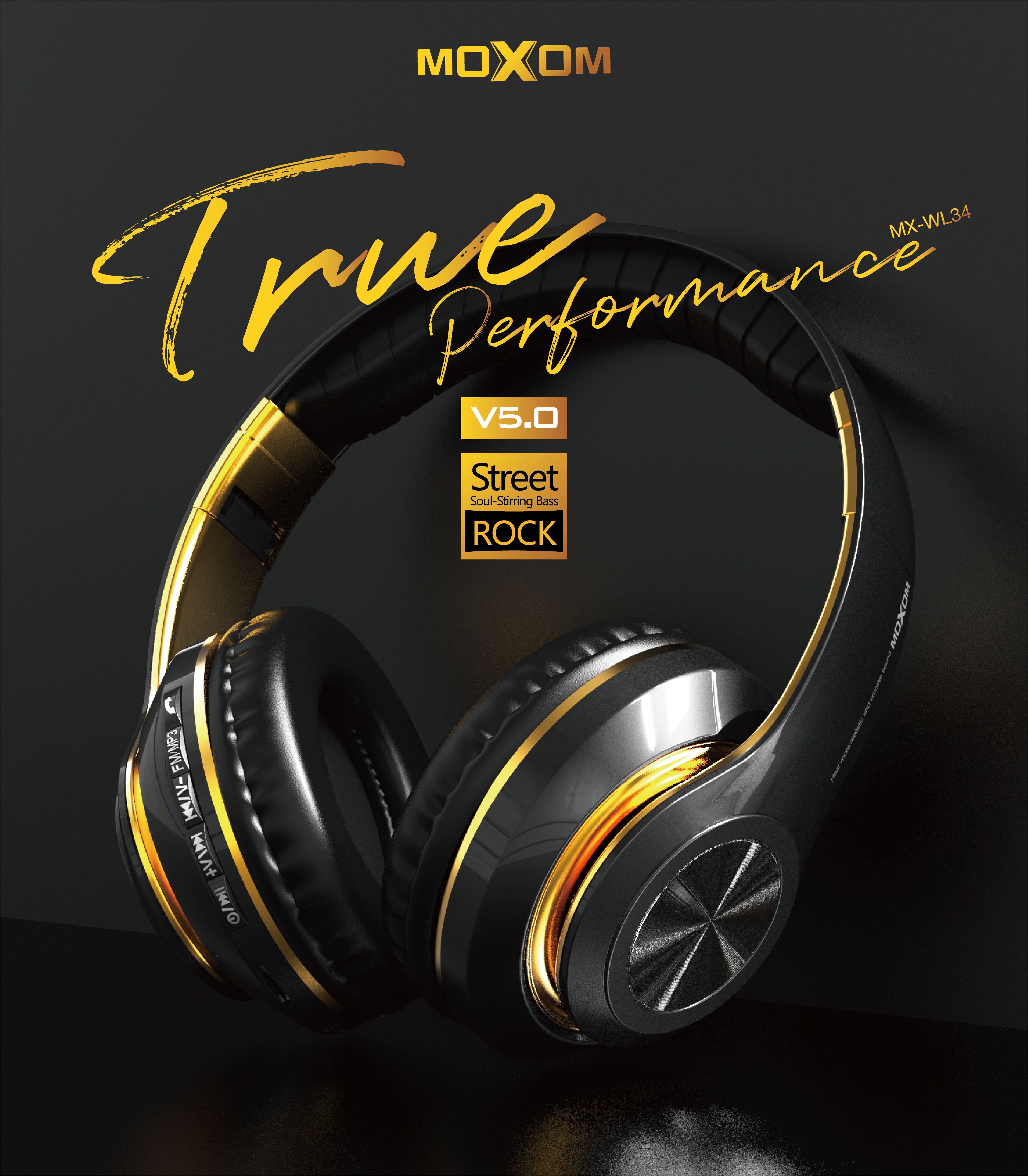 Wireless Headphone Moxom Earphones Review MOXOM Wireless Headphone