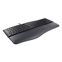 Clavier OEM ODM Ergo KC 4500, connectivité par câble, interface USB, 109 touches, disposition QWERTY anglaise US, ordinateur, Windows, noir R