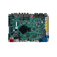 Carte mère industrielle personnalisée OEM RK3568 8 COM 9 USB CAN Bus Rich I/O pour la commande d'automatisation multi-périphériques