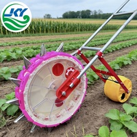 Semoir manuel à pousser pour petites graines, réglable et de précision, pour ferme et jardin