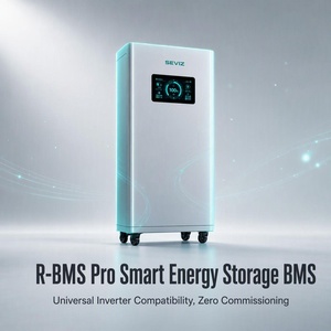 Système de stockage d'énergie domestique tout-en-un 5-10 kW LiFePO4 empilable avec BMS intelligent pour alimentation de secours solaire hybride - Product Image 1