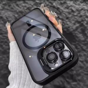 Étui magnétique pour <span class=keywords><strong>iPhone</strong></span> 17 <span class=keywords><strong>Pro</strong></span> <span class=keywords><strong>Max</strong></span> 16 15 14 13 <span class=keywords><strong>12</strong></span> 11+ Étui de téléphone transparent en acrylique de protection de qualité militaire résistant aux chocs - Product Image 5