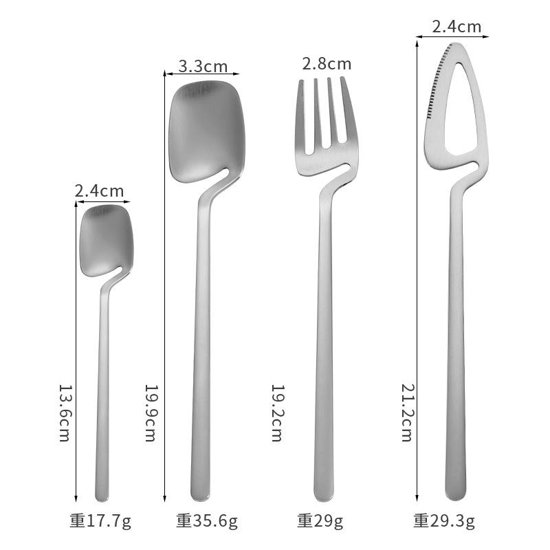 Plata - juego de 4 piezas