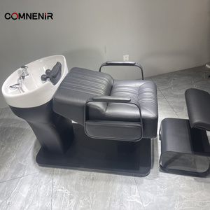 Lit <span class=keywords><strong>de</strong></span> shampooing en cuir synthétique Headspa avec évier <span class=keywords><strong>de</strong></span> salon Chaise <span class=keywords><strong>de</strong></span> thérapie <span class=keywords><strong>de</strong></span> style comt Utilisation en atelier - Product Image 2