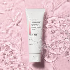 Soins de la peau coréens ECOFACTORY Crème gel au collagène de rose pour usage diurne, hydratation intense pour tous types de peau, anti-âge, teint éclatant, OEM, étiquette privée - Product Image 2