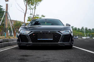 Kit carrosserie en fibre <span class=keywords><strong>de</strong></span> carbone pour <span class=keywords><strong>Audi</strong></span> <span class=keywords><strong>R8</strong></span>, lèvre avant en fibre <span class=keywords><strong>de</strong></span> carbone, diffuseur, spoiler, capot, prise d'air latérale - Product Image 5