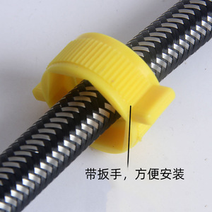 สายถักสแตนเลส Crane Crown 304 ขนาด 1/2 นิ้ว ท่อส่งน้ำโลหะแบบยืดหยุ่นสำหรับเครื่องทำน้ำอุ่นและโถสุขภัณฑ์ - Product Image 3