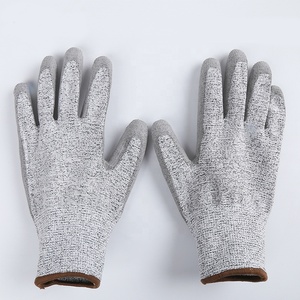 Al por mayor 5 barato 13G HPPE prueba de corte de seguridad cocina llorar anti resistente al corte guantes - Product Image 3