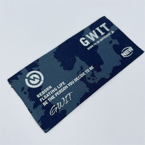 Fabrik preis Custom Woven Label Bekleidungs etiketten Markenname Woven Garment Labels Tags für Kleidung - Product Image 4