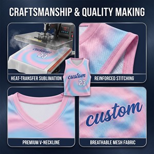 Robe de <span class=keywords><strong>basket</strong></span>-ball personnalisée pour <span class=keywords><strong>femme</strong></span>, motif arc-en-ciel, sans manches, en maille, pour équipe de cheerleading, vente en gros, faible MOQ, OEM - Product Image 3