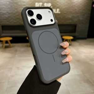 Funda Magnética <span class=keywords><strong>de</strong></span> Silicona UNIGRACE con Anillo Metálico para Cámara y Botones, Carga Inalámbrica para <span class=keywords><strong>iPhone</strong></span> 17 Pro Max, 16, 15, 13 Pro - Product Image 4