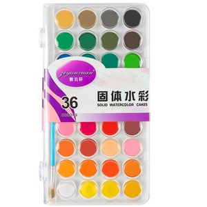 Estuche de plástico para acuarelas, juego de 36 colores - Product Image 2
