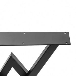 Pieds de table à manger modernes en acier forgé sur mesure pour restaurant, hôtel, hôpital, cuisine, extérieur, école - Product Image 5