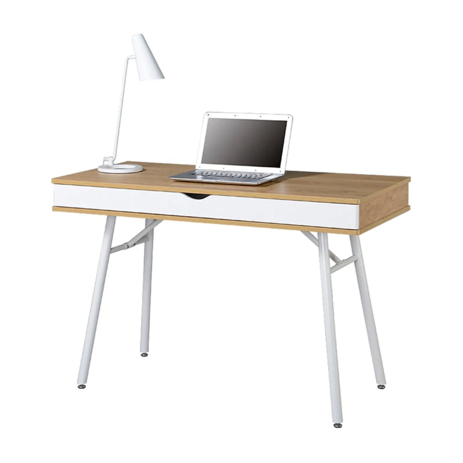 Home Office Meubelen Hout Pc Laptop Studie Tafel Met Koord Management, Moderne Multi-Opslag Computerbureau Met Opslag