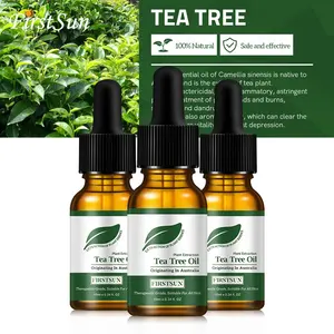 Huile d'arbre de thé pour le traitement de l'acné, certifié ce, blanchiment de la peau, aromathérapie naturelle, en vrac Pure