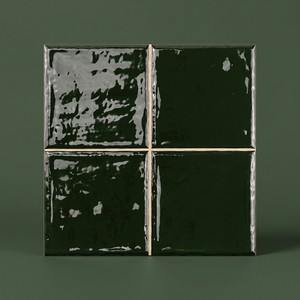 Loseta precortada Boston Verde Oscuro 20x20, tamaño 10x10 para uso en paredes y pisos - Product Image 1