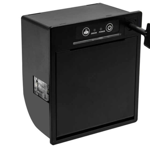 4 INCH Embedded Kiosk Receipt Printer RS232 Bill POS Receipts Thermal Printer With Auto Cutter Barcode Serial Port Printer