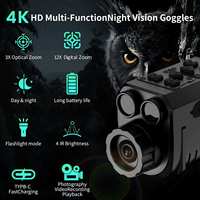 Produsen Teleskop Monokuler Baru untuk Luar Ruangan 4K HD Cahaya Rendah Warna Penuh Hitam Penuh D911 Penglihatan Malam Inframerah Memori 32G