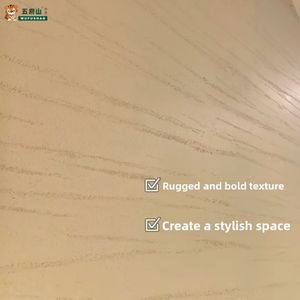 WUFUSHAN Pittura Artistica Opaca Effetto Travertino, Rivestimento Durevole in Pietra di Riso per Decorazione Pareti di Hotel e Centri Commerciali - Product Image 2