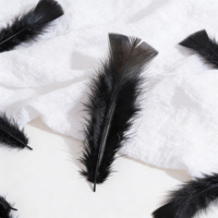 Plat 4-6 pouces plume de dinde pour bricolage artisanat cheveux Costume accessoire de pêche mouche attachant matériel ornement capteur de rêves frange décor